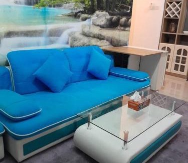 Nusajaya Apartment | Elsa Frozen冰雪王国主题海景公寓 香薰热水浴缸 蓝牙音响投影仪 Nexflix 2b2b