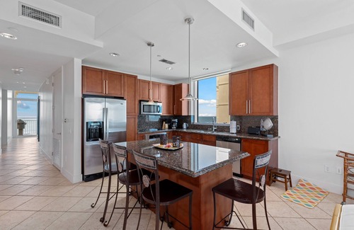 South Padre Island Condo | Endless Views from 22nd Floor at the Sapphire! Resort Pool, Hot Tub, Spa, Movie Theater & More!