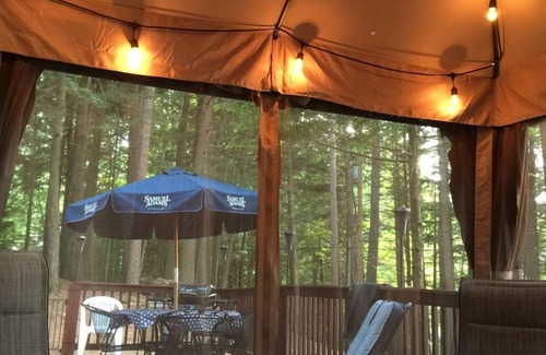 Northwood Cottage | Enjoy being serenaded by loons at this rustic Northwood lake view cottage!