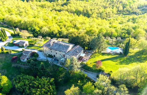Bivio Lugnano House | Enjoy this Entire 15th-Century Monastery in the Hills of Tuscany!