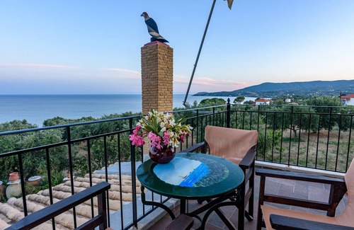 Koroni Apartment | Eros Cozy, Perfect Location, Panoramic Sea View