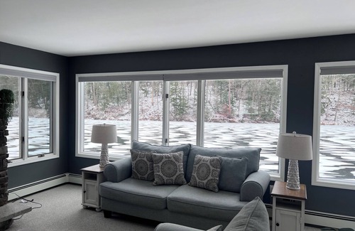 Saugerties South House | Escape to a stunning two-story home nestled on serene Esopus Creek in Saugerties