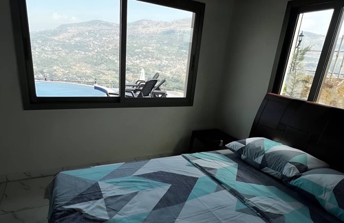 Beiteddine Ski Chalet | Euphoria PoolHouse: Private House w/ Private Infinity Pool,hot tub,and much more