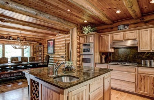Hayward House | Executive Custom Log Lodge on Little Round Lake