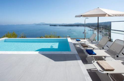 Pirgi Villa | Exquisite Corfu Retreat 3 Bedrooms Villa Lucas Pyrgi Panoramic Sea Views & Private Pool Unforgettable Getaway