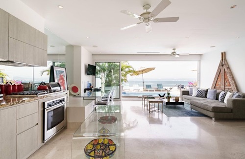 South Shore Hotel Area Condo | EXQUISITE SAYAN BEACHFRONT DUPLEX PENTHOUSE WITH PRIVATE POOL, CONCHAS CHINAS