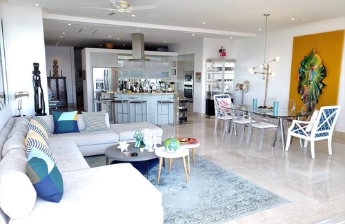 South Shore Hotel Area Condo | EXQUISITE SAYAN BEACHFRONT DUPLEX PENTHOUSE WITH PRIVATE POOL, CONCHAS CHINAS