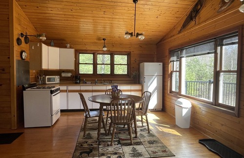 Crystal Falls Cabin | Family lodge on private lake to enjoy fishing, hiking, nature and much more!