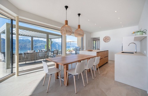 Brenzone sul Garda Villa | Fantastic villa with great lake view and large panoramic terrace