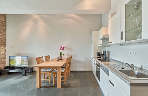 Wessendorf Apartment | Ferienwohnung 48 qm, Wohnraum mit Offener Küche, Schlafzimmer, Du/wc, Terrasse