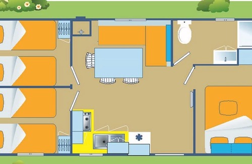Jesolo Pineta House | Feriendorf Jesolo - Mobilehome Happy Premium (2604)
