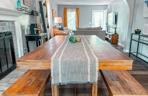 Greensboro Apartment | Fire Pit - Single Level Home - Pet Friendly