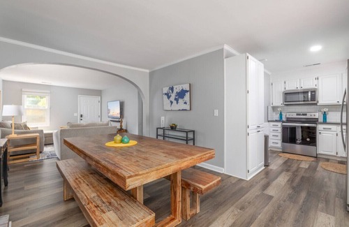 Greensboro Apartment | Fire Pit - Single Level Home - Pet Friendly