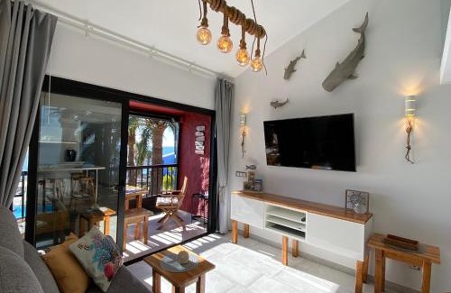 Playa del Aguila Apartment | First Beachline Maritime Deluxe with Panorama-balcony in Sun Club