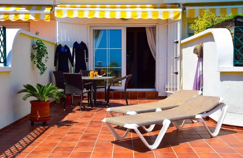 Nerja Apartment | First line of beach, comfortable apartment overlooking Playa Burriana bay