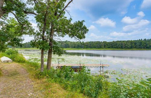 Brook Park House | Fish and Swim Lakefront Mora Home on 2 Acres!