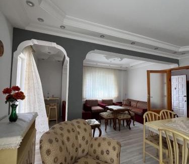 Iskele Mahallesi Villa | Five Bedroom Plus Living, Triplex Villa with Big Private Garden, Fifty Meters to Sea in Urla, Sleeps Twelve, Three Baths