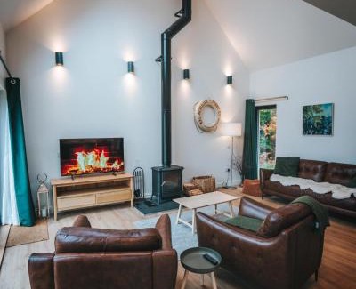 West Laroch House | Forest Corner Luxury Home with Hot Tub