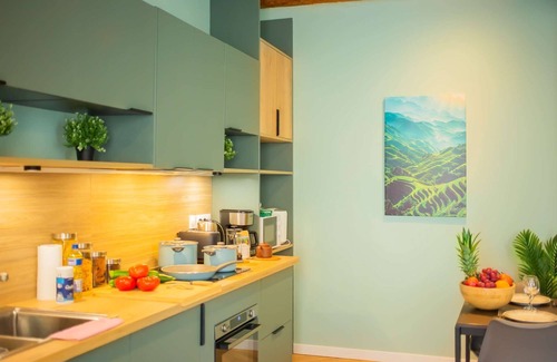 Trets Apartment | Free parking 3 min walk away, Air conditioning, Laundry, Fibre, near Rousset and domaines