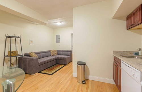 Fenway–Kenmore Apartment | Free Parking at 1 Bed Basement Apt, Near BU & MIT