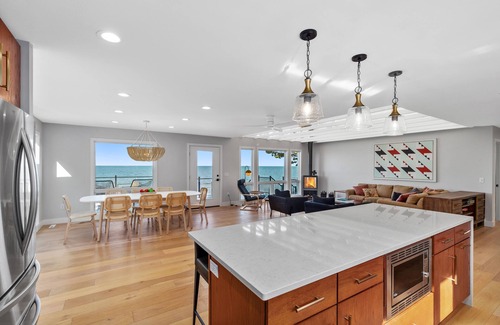 Montague House | Full Home with 100' of Low Bluff Private Lake Michigan Beach