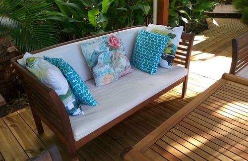 Deshaies House | Fully equipped bungalow with outdoor kitchen, air conditioning, Italian shower bathroom