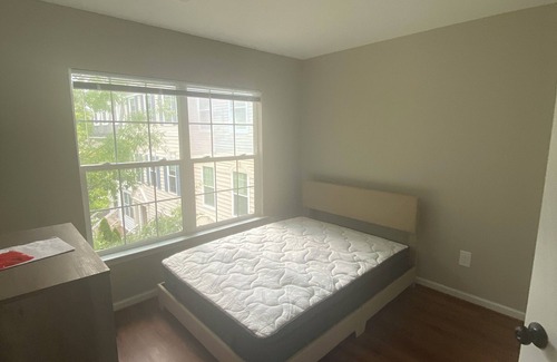 Wheaton Condo | Fully furnished room in sun-drenched condo. 7 minute walk to Wheaton metro.
