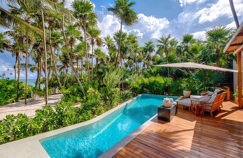 Chacchoben House | Fully serviced luxury beachfront villa in Tulumnn