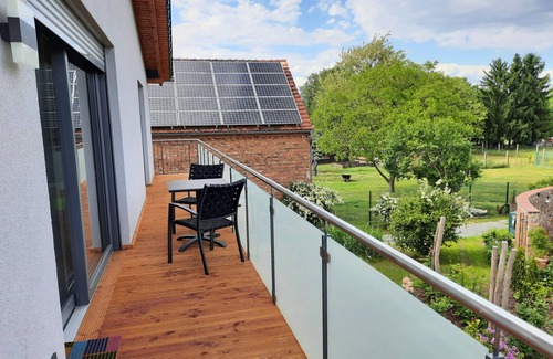 Steinkirchen Apartment | FW1 100 m² balcony - Holiday apartments pure nature