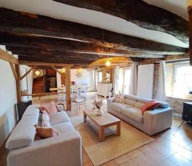 La Chapelle-Neuve House | Gîte Chaumière de Floranges 6 personnes Morbihan