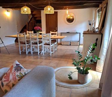 La Chapelle-Neuve House | Gîte Chaumière de Floranges 6 personnes Morbihan