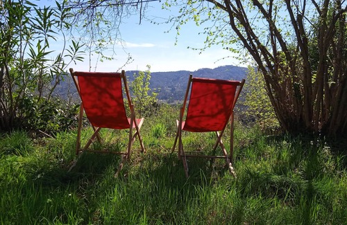 Saint-Jean-du-Gard Apartment | Gîte Dans mas Cévenol Avec Belle vue sur la Vallée et les Montagnes