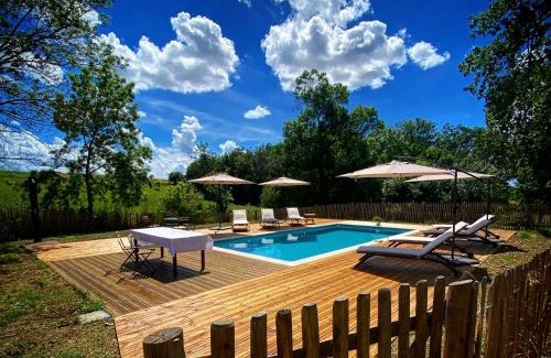 Valence-sur-Baise House | Gîtes Charme et Cosy avec piscine - Le Clos Boissière