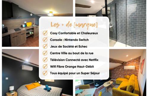 Villeneuve-sur-Lot Apartment | Garçonnière - Refuge parfait pour Amis et Jeux !