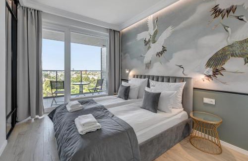 Witomino Apartment | Gdynia Modern Tower & City View by Downtown Apartments