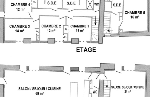 La Haie-Fouassiere House | Gite La Haie-Fouassière, 5 bedrooms, 11 persons