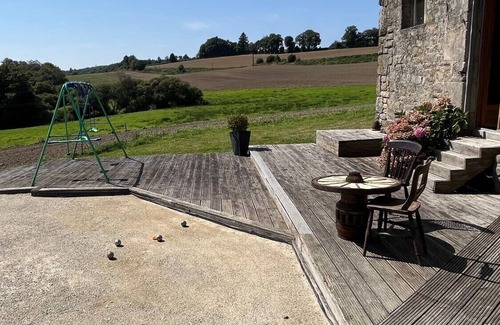 Ploerdut House | Gîtes Guebernez LE PRESSOIR 4/Pers, atypical house. Heated indoor swimming pool.