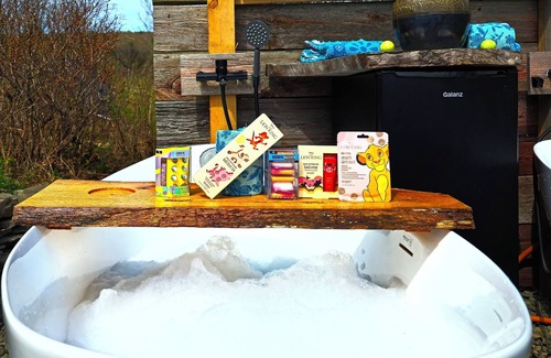 Mount Vision RV Rental | Glamping at Coyote Hollow Park Family site now with soaking tubs*!