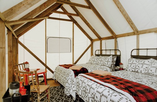 Beaver Bay RV Rental | Glamping Tent on the North Shore!