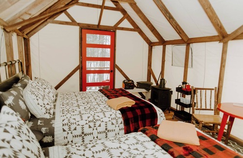 Beaver Bay RV Rental | Glamping Tent on the North Shore!