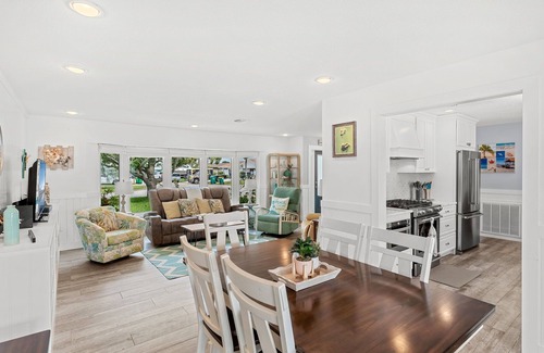Venetian Way House | Gorgeous Beach House W/Large Outdoor Patio, Heated Pool & Gas Fire Pit!