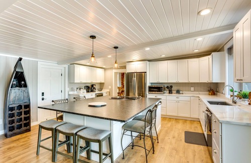 Lacey House | Gorgeous Long Lake Home w/Dock, Kayak, SUP & More