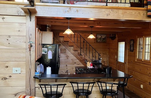 Maryland House | Great Catch Cabin - Exquisite Log Cabin on Goodyear Lake w/hot tub