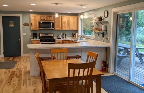 Cascade Cabin | Great river access for boat or wade fishing and a quite river spot.