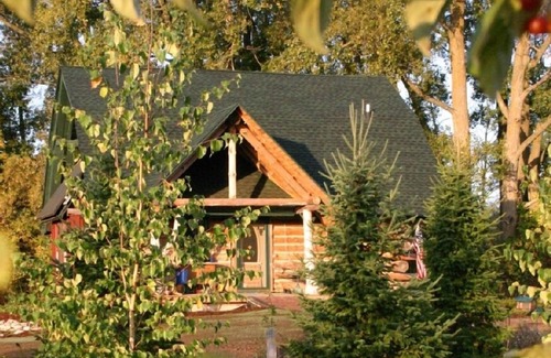 Amherst Cottage | Green, unique, comfortable, open loft cabin