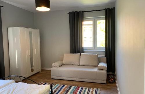 Tarnowskie Gory Apartment | Grey apartment 50 m2