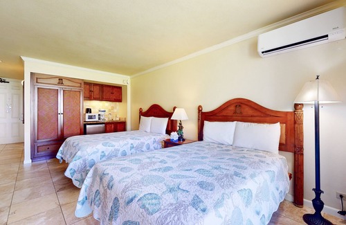 Wailua Condo | Ground-floor studio with ocean & sunrise views & AC - beachside pool & hot tub