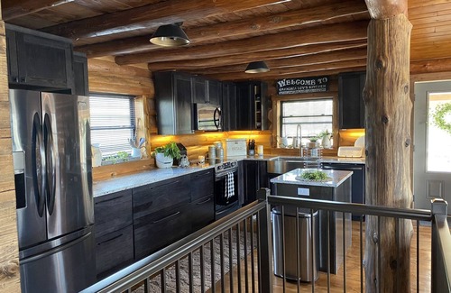 Itasca County Ski Chalet | Hand Hewn Cedar Log Home on Bigfork River in Itasca County - Effie & Bigfork MN