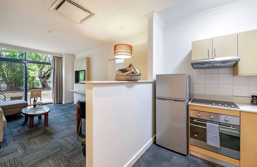 Darwin City Centre Apartment | Harbourside Escape w Pool and Leafy Alfresco Patio