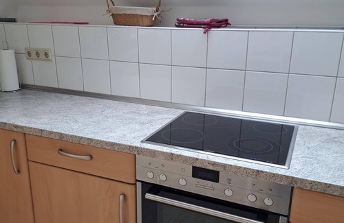 Tholey Apartment | Haus am Schaumberg - vacation apartment, balcony, bathroom, WC, 2 bedrooms